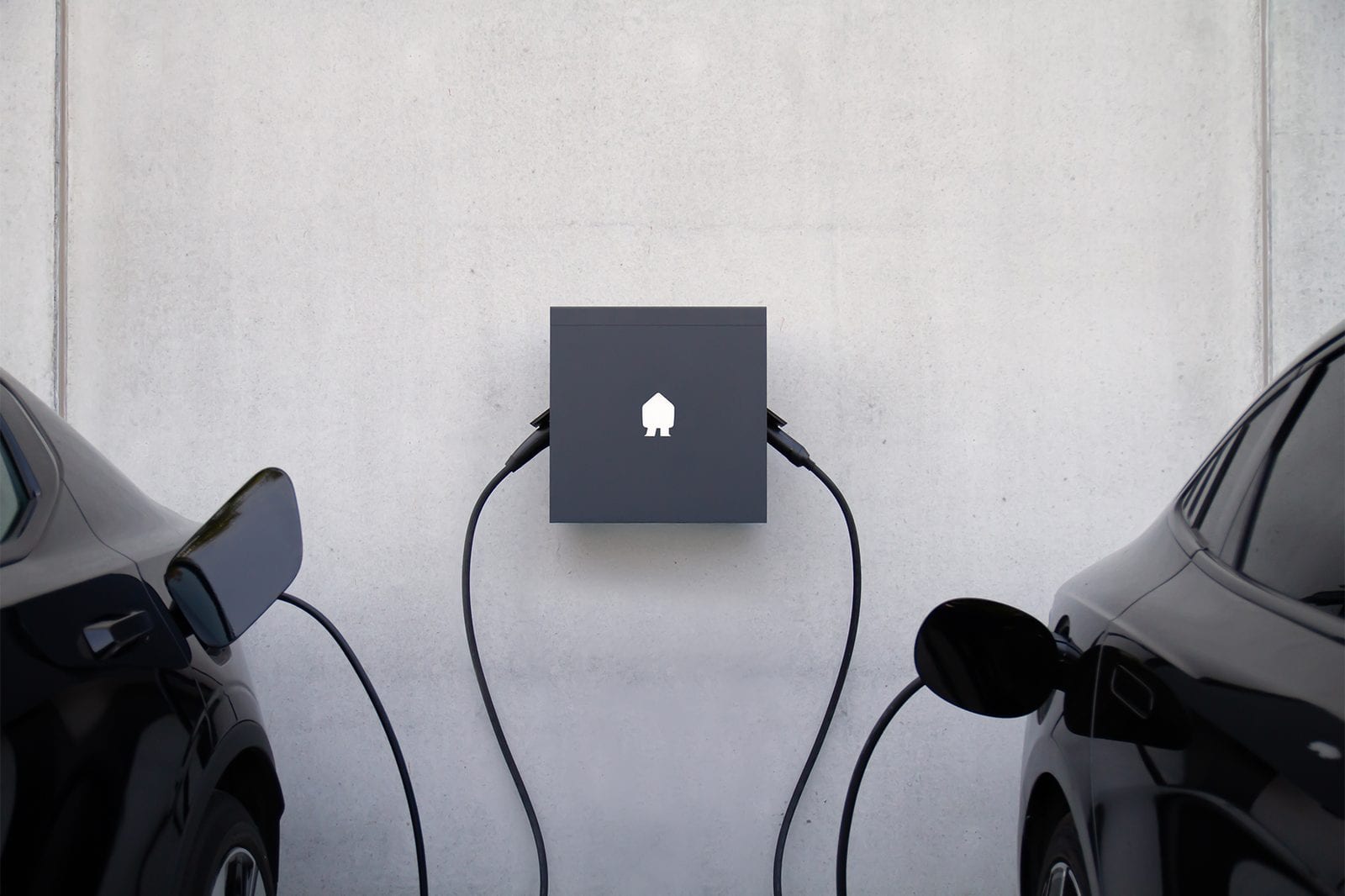 Smappee EV Dual Wall met twee laadpunten